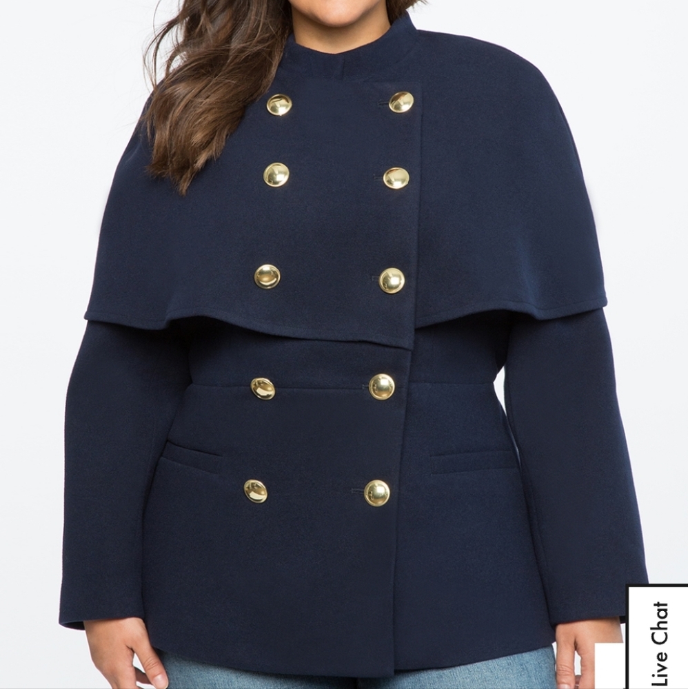 Peplum Cape Jacket - image 2